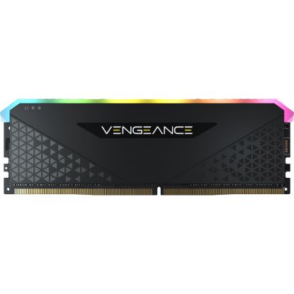  Зображення Модуль пам'яті для комп'ютера DDR4 16GB 3600 MHz Vengeance RGB RS Black Corsair (CMG16GX4M1D3600C18) 